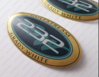 Grady White 232 Gulfstream Decals Set of 2 x 5"